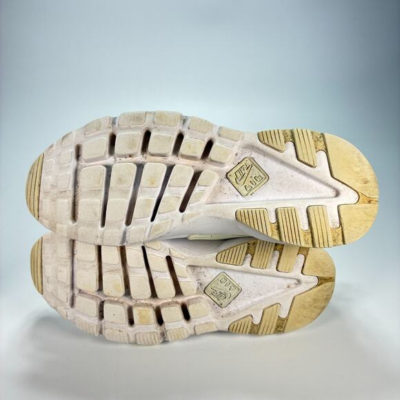 Nike Air Huarache Run Ultra White Beige Sneakers 819685-101 Men's Size 11 - Picture 8 of 11